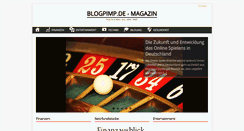 Desktop Screenshot of blogpimp.de