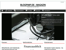 Tablet Screenshot of blogpimp.de